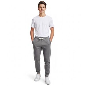 Under Armour Charcoal Grey Men Small Joggers Loose Coldgear Drawstring Active